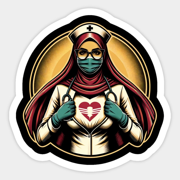 Heroic Nurse Sticker by EternalEntity